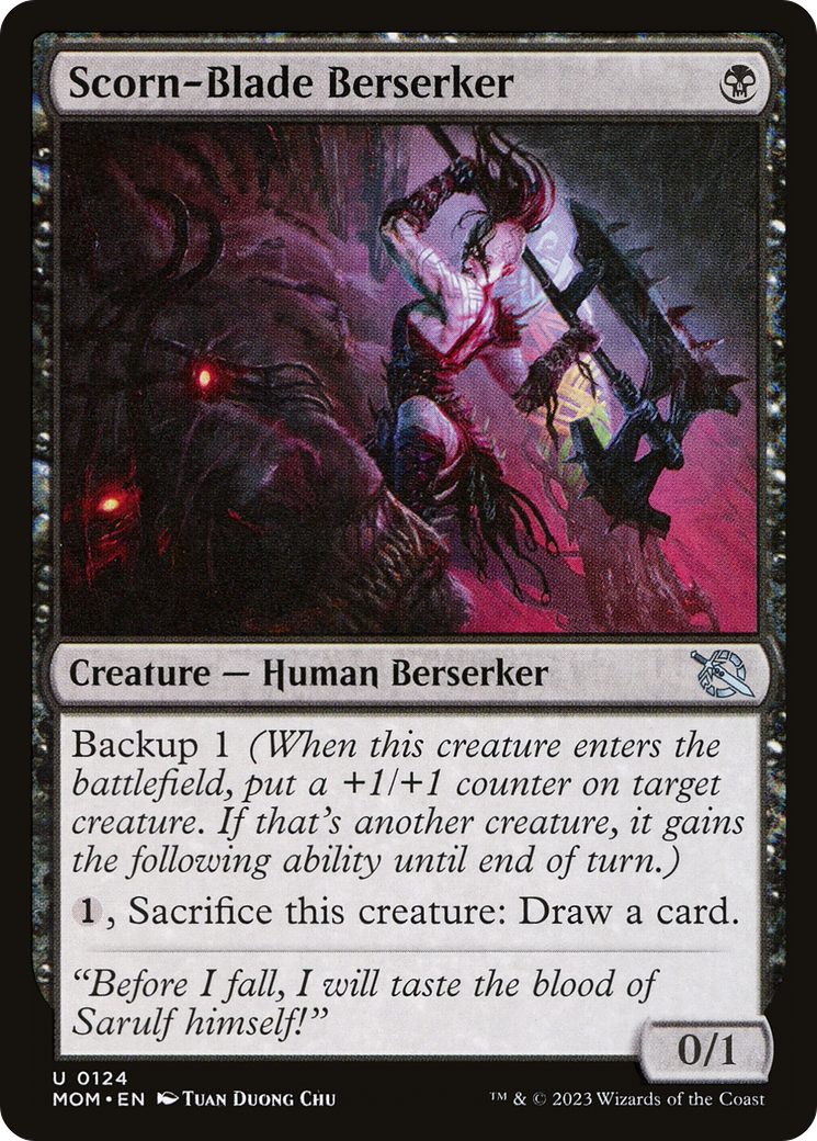 Scorn-Blade Berserker [March of the Machine] | Jomio and Rueliete's Cards and Comics