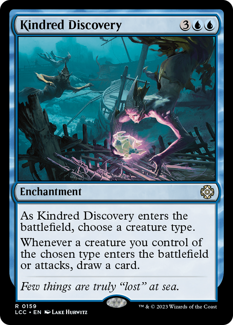 Kindred Discovery [The Lost Caverns of Ixalan Commander] | Jomio and Rueliete's Cards and Comics