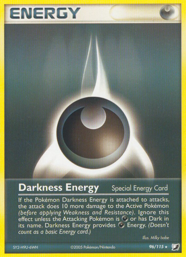 Darkness Energy (96/115) [EX: Unseen Forces] | Jomio and Rueliete's Cards and Comics
