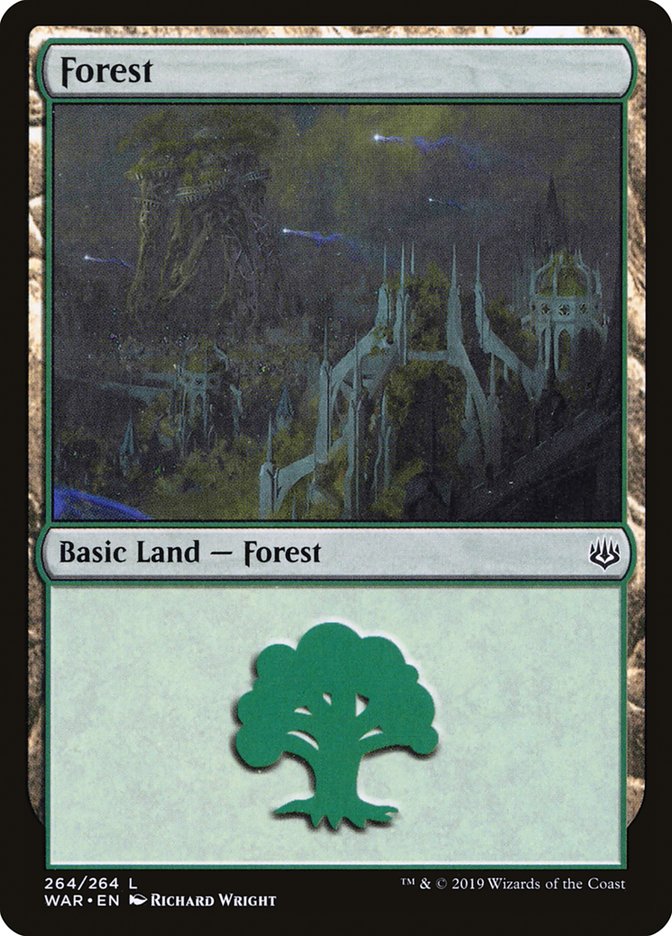 Forest (264) [War of the Spark] | Jomio and Rueliete's Cards and Comics