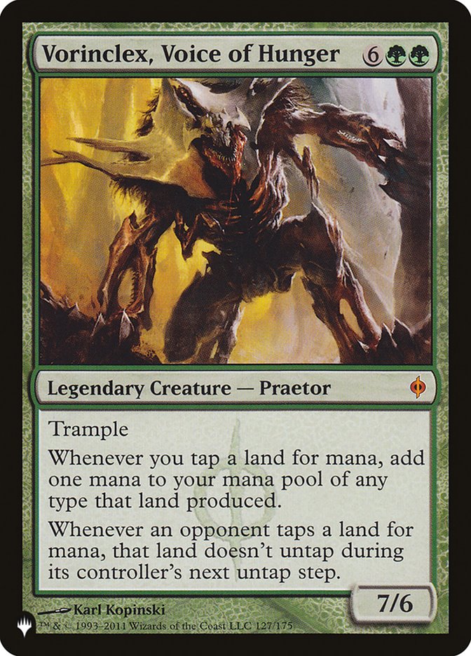Vorinclex, Voice of Hunger [The List] | Jomio and Rueliete's Cards and Comics