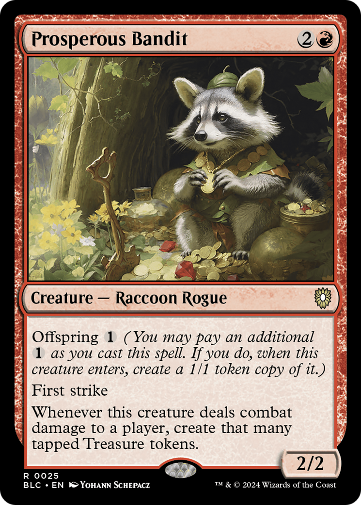 Prosperous Bandit [Bloomburrow Commander] | Jomio and Rueliete's Cards and Comics
