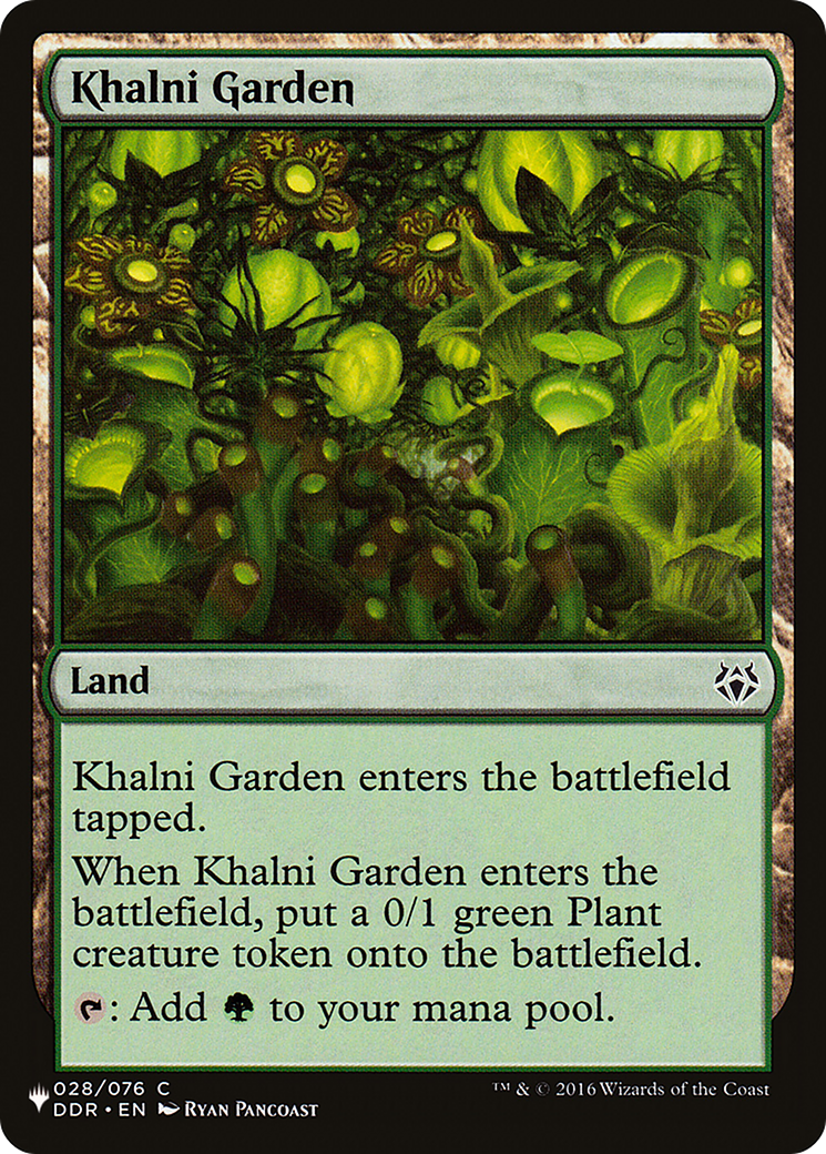 Khalni Garden [The List] | Jomio and Rueliete's Cards and Comics