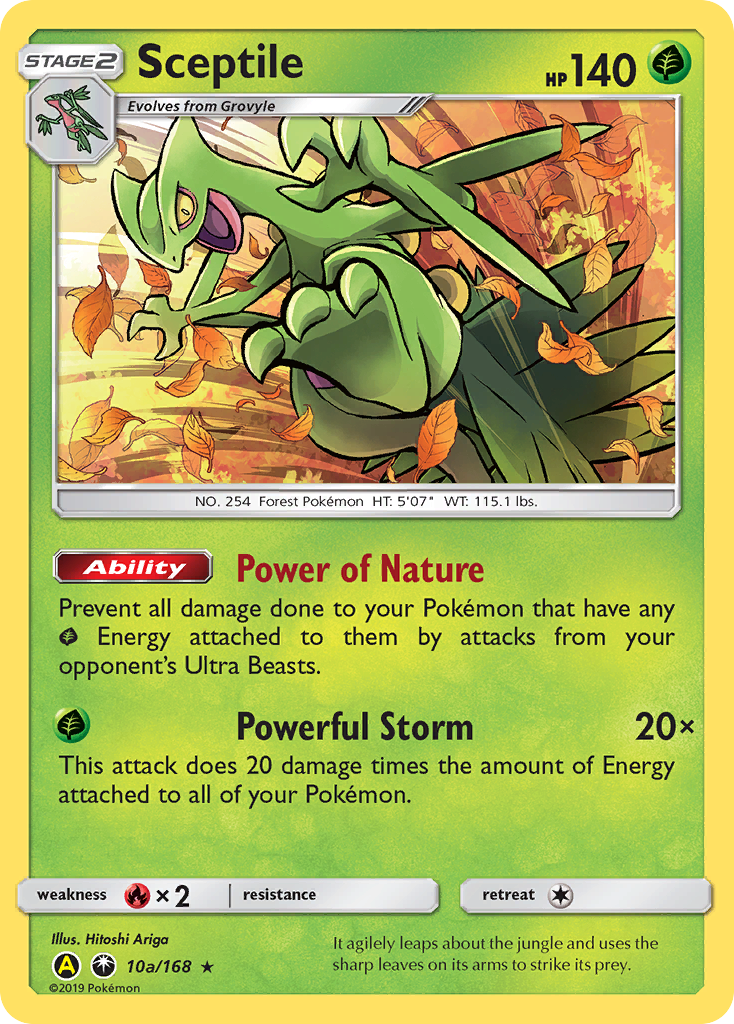 Sceptile (10a/168) [Alternate Art Promos] | Jomio and Rueliete's Cards and Comics