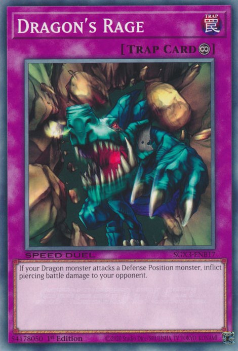 Dragon's Rage [SGX3-ENB17] Common | Jomio and Rueliete's Cards and Comics