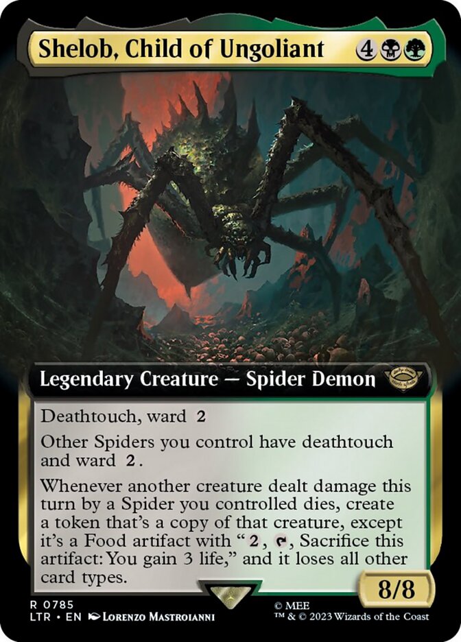 Shelob, Child of Ungoliant (Extended Art) (Surge Foil) [The Lord of the Rings: Tales of Middle-Earth] | Jomio and Rueliete's Cards and Comics