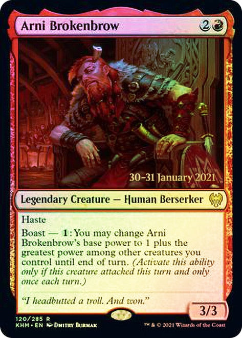 Arni Brokenbrow [Kaldheim Prerelease Promos] | Jomio and Rueliete's Cards and Comics
