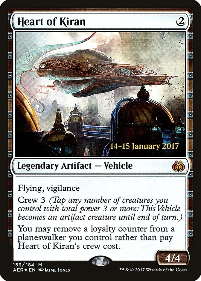Heart of Kiran [Aether Revolt Prerelease Promos] | Jomio and Rueliete's Cards and Comics