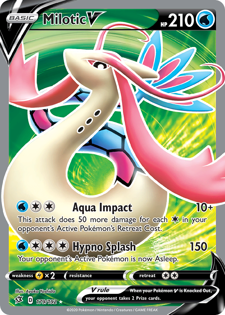 Milotic V (179/192) [Sword & Shield: Rebel Clash] | Jomio and Rueliete's Cards and Comics