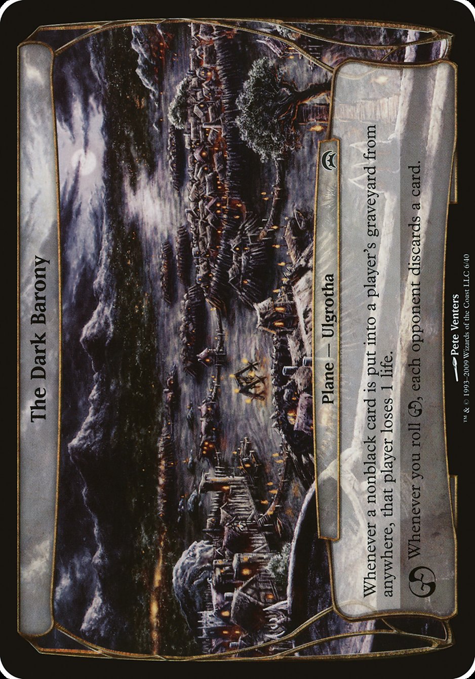 The Dark Barony (Planes) [Planechase Planes] | Jomio and Rueliete's Cards and Comics