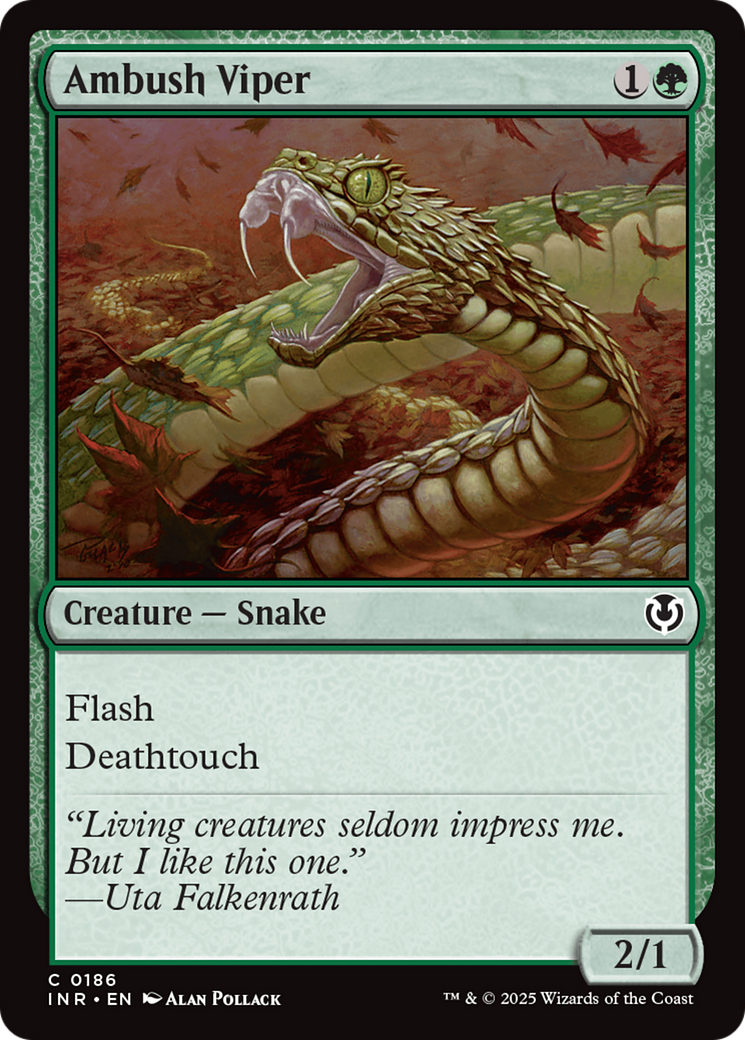 Ambush Viper [Innistrad Remastered] | Jomio and Rueliete's Cards and Comics