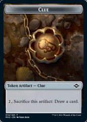 Beast // Clue (14) Double-Sided Token [Modern Horizons 2 Tokens] | Jomio and Rueliete's Cards and Comics