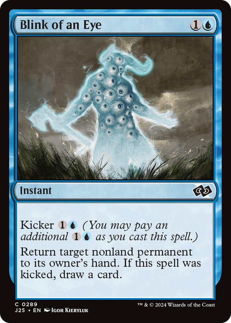 Blink of an Eye [Foundations Jumpstart] | Jomio and Rueliete's Cards and Comics