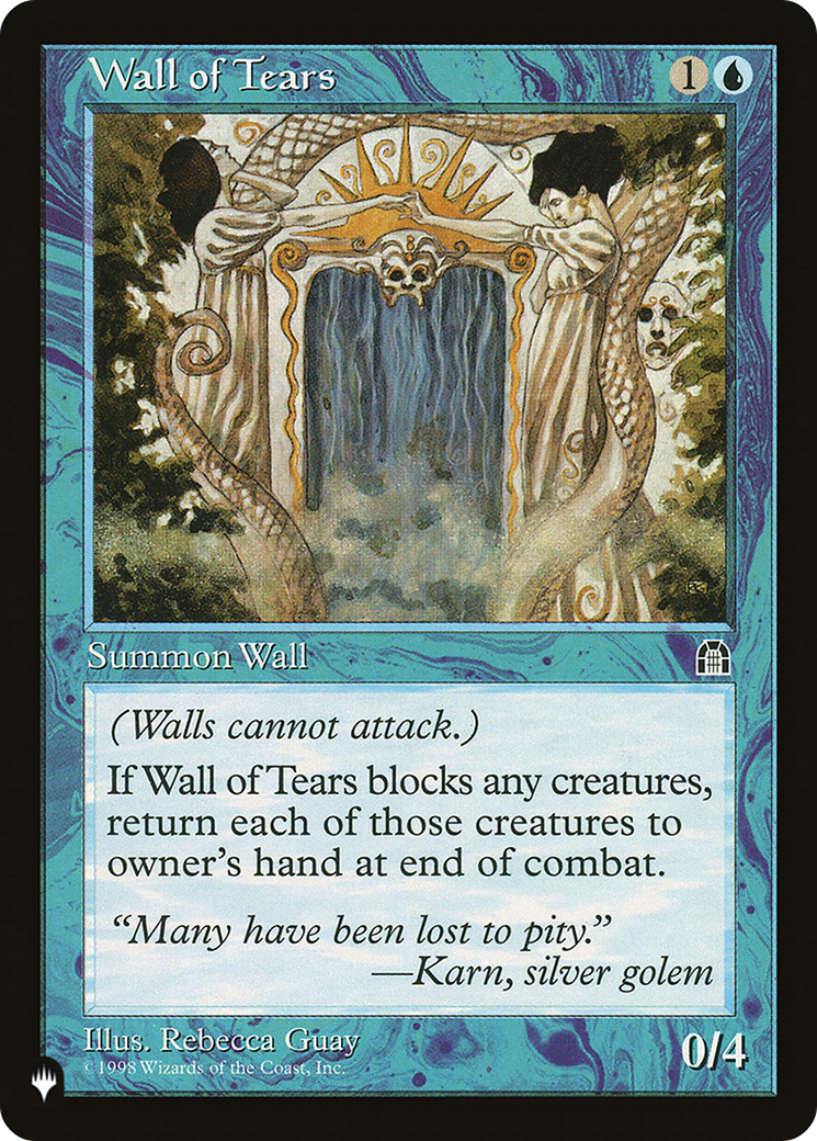 Wall of Tears [The List] | Jomio and Rueliete's Cards and Comics