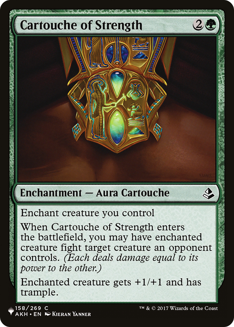 Cartouche of Strength [The List] | Jomio and Rueliete's Cards and Comics