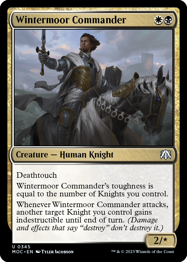 Wintermoor Commander [March of the Machine Commander] | Jomio and Rueliete's Cards and Comics