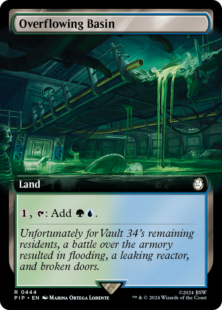 Overflowing Basin (Extended Art) [Fallout] | Jomio and Rueliete's Cards and Comics