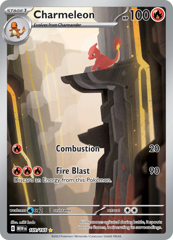 Charmeleon (169/165) [Scarlet & Violet 151] | Jomio and Rueliete's Cards and Comics