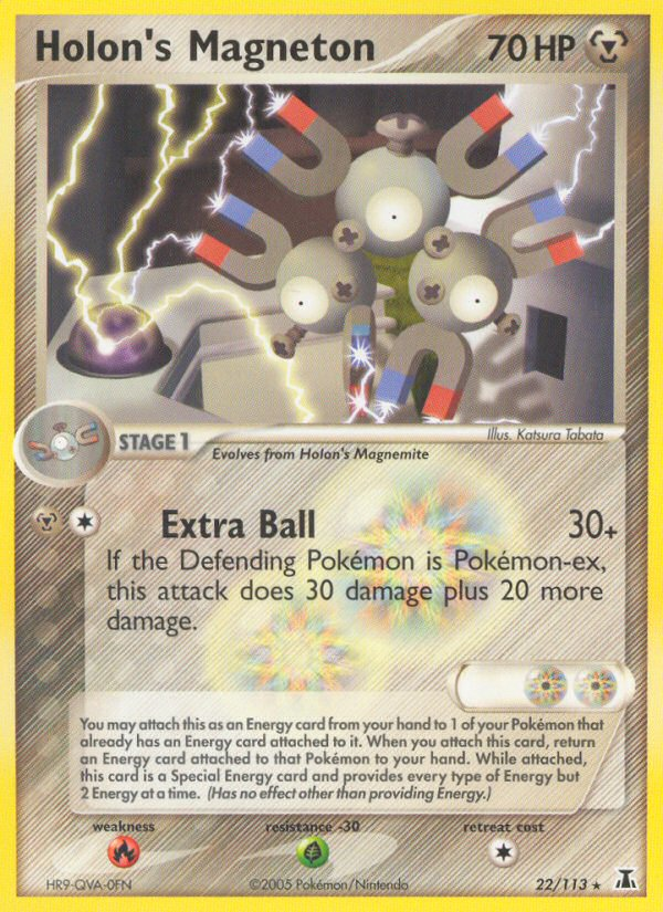 Holon's Magneton (22/113) [EX: Delta Species] | Jomio and Rueliete's Cards and Comics