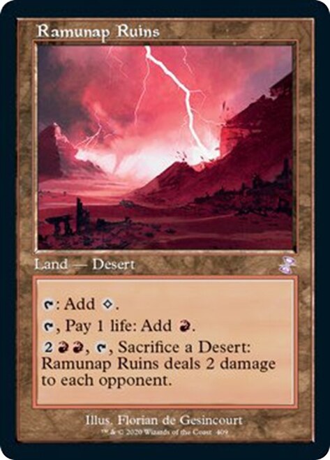 Ramunap Ruins (Timeshifted) [Time Spiral Remastered] | Jomio and Rueliete's Cards and Comics