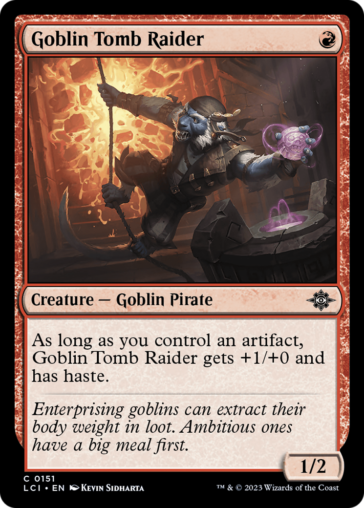 Goblin Tomb Raider [The Lost Caverns of Ixalan] | Jomio and Rueliete's Cards and Comics