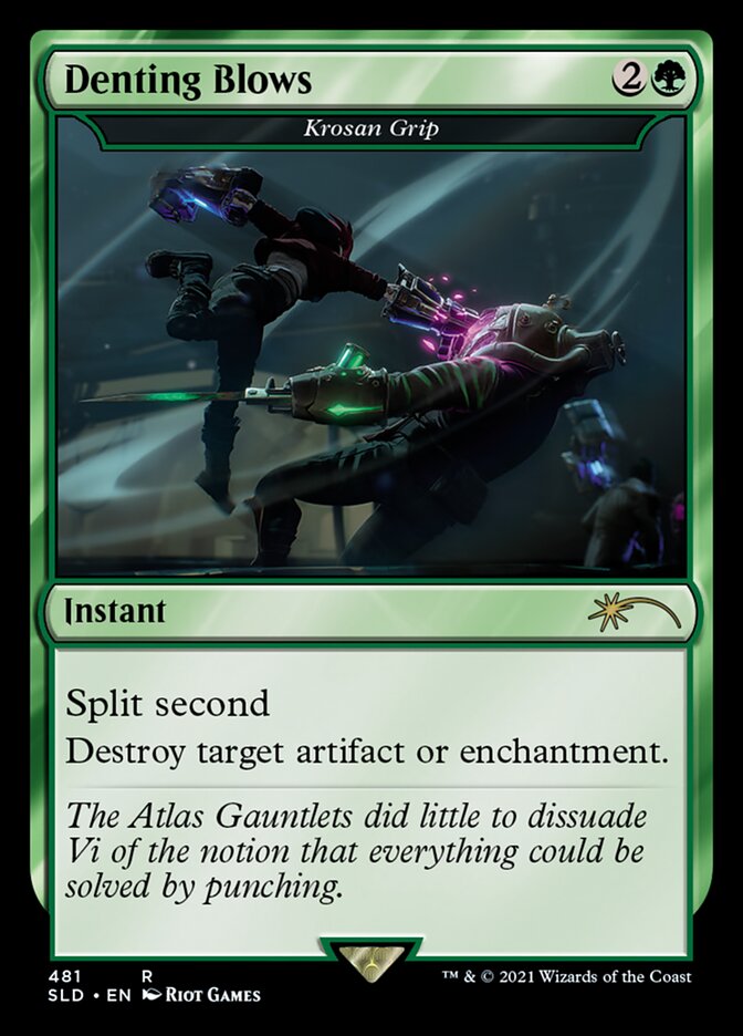 Krosan Grip - Denting Blows [Secret Lair Drop Series] | Jomio and Rueliete's Cards and Comics