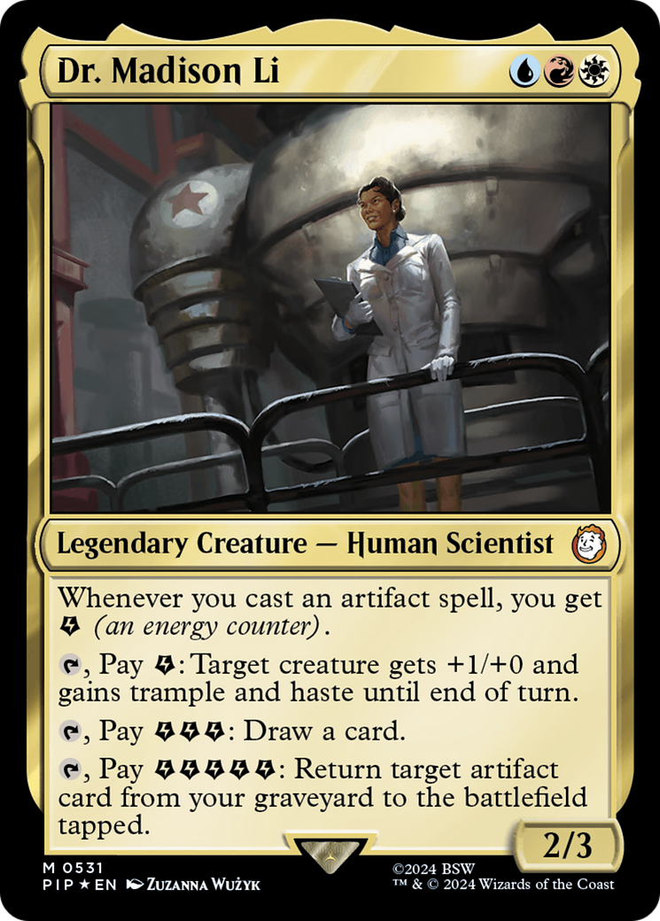 Dr. Madison Li (Surge Foil) [Fallout] | Jomio and Rueliete's Cards and Comics