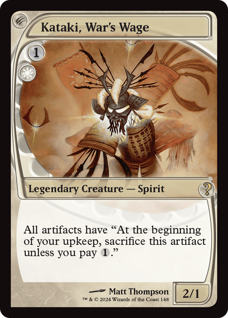 Kataki, War's Wage (Future Sight) [Mystery Booster 2] | Jomio and Rueliete's Cards and Comics