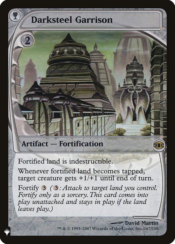 Darksteel Garrison [The List] | Jomio and Rueliete's Cards and Comics