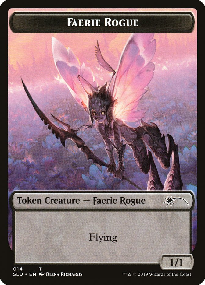 Faerie Rogue Token (014) [Secret Lair Drop Series] | Jomio and Rueliete's Cards and Comics