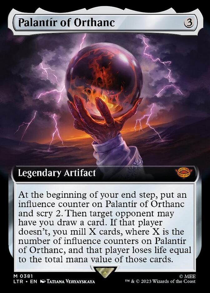 Palantir of Orthanc (Extended Art) [The Lord of the Rings: Tales of Middle-Earth] | Jomio and Rueliete's Cards and Comics