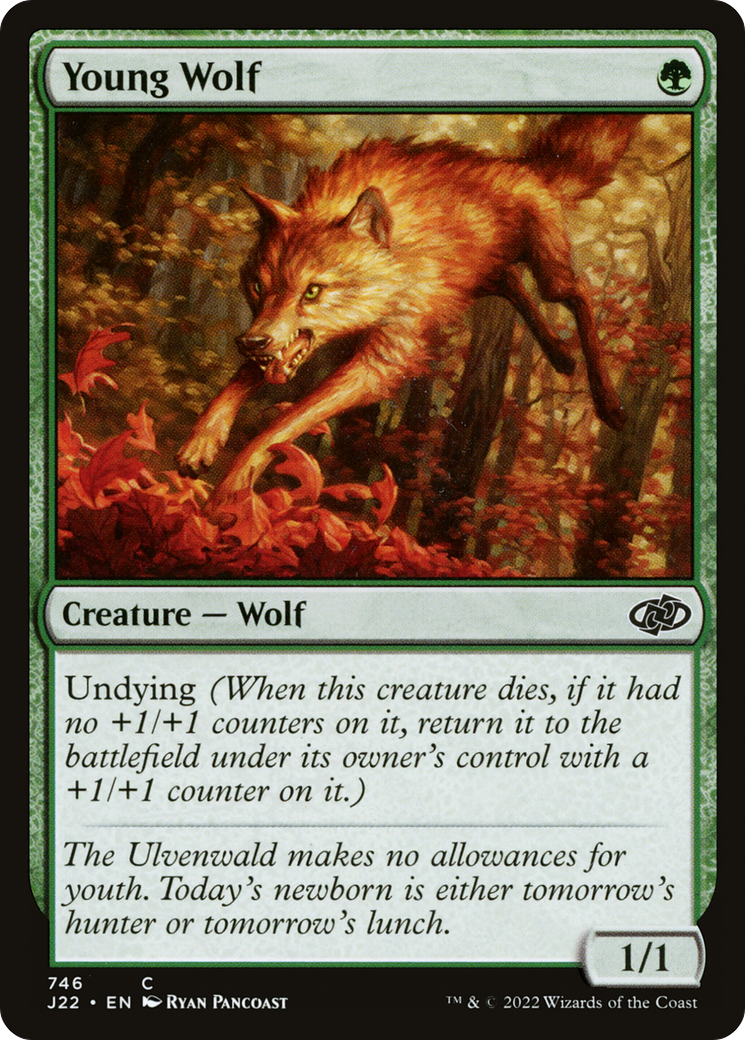 Young Wolf [Jumpstart 2022] | Jomio and Rueliete's Cards and Comics