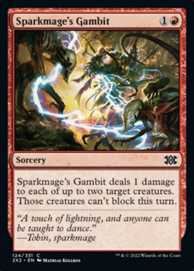 Sparkmage's Gambit [Double Masters 2022] | Jomio and Rueliete's Cards and Comics