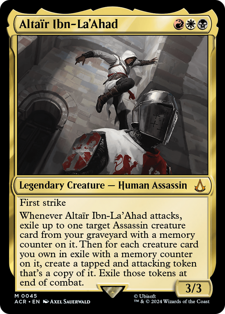 Altair Ibn-La'Ahad [Assassin's Creed] | Jomio and Rueliete's Cards and Comics