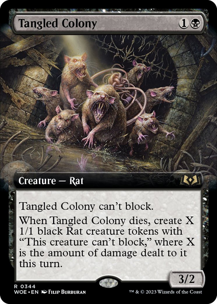 Tangled Colony (Extended Art) [Wilds of Eldraine] | Jomio and Rueliete's Cards and Comics