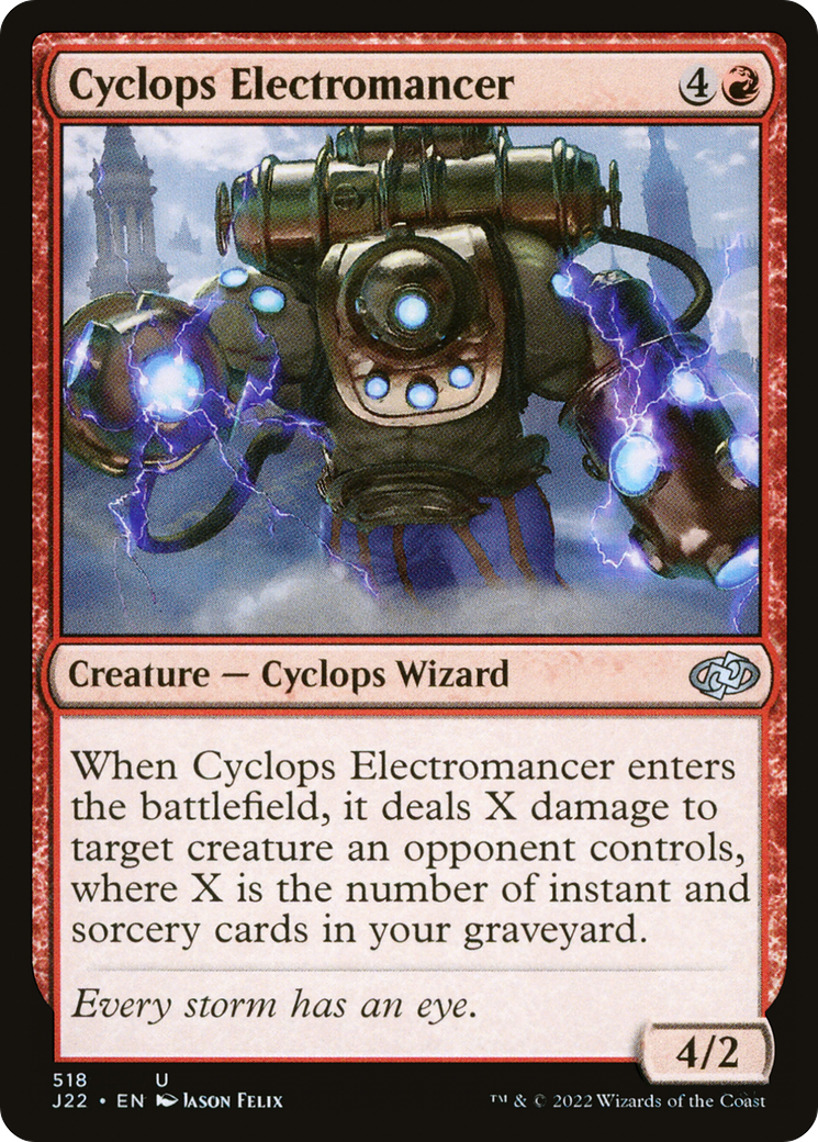 Cyclops Electromancer [Jumpstart 2022] | Jomio and Rueliete's Cards and Comics