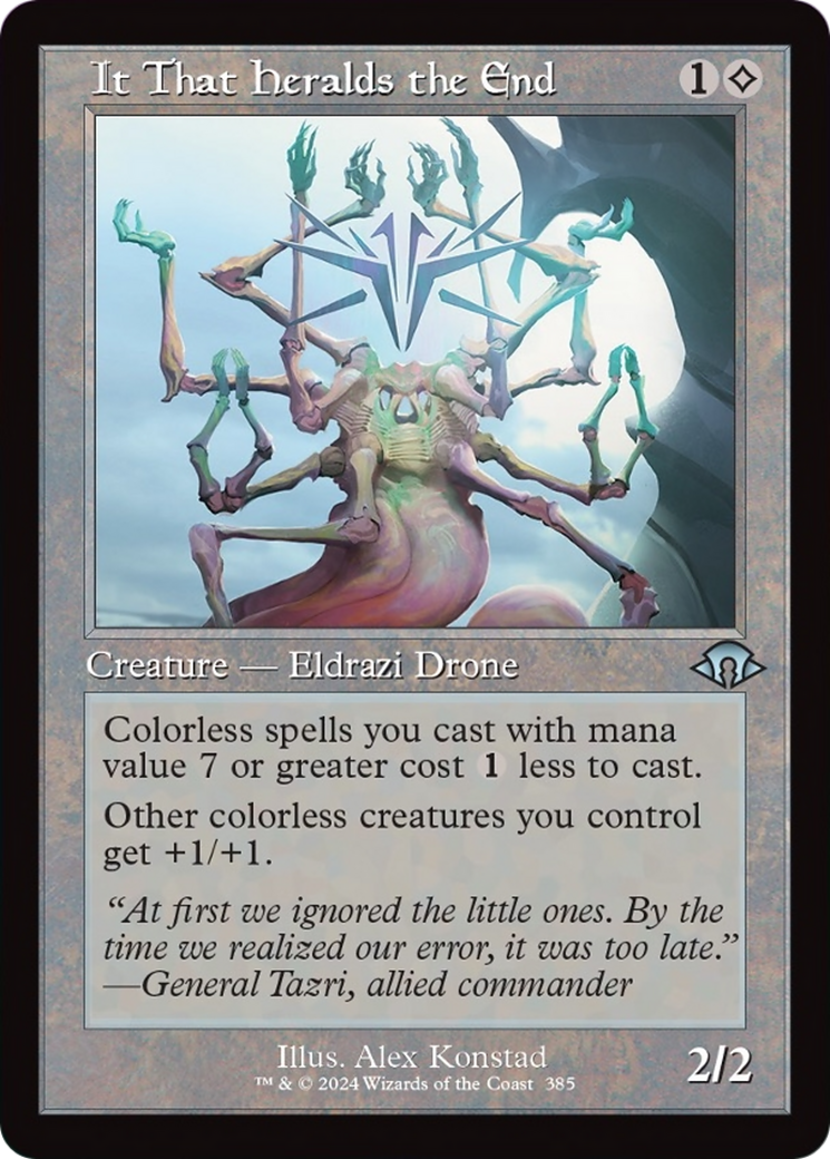 It That Heralds the End (Retro [Modern Horizons 3] | Jomio and Rueliete's Cards and Comics