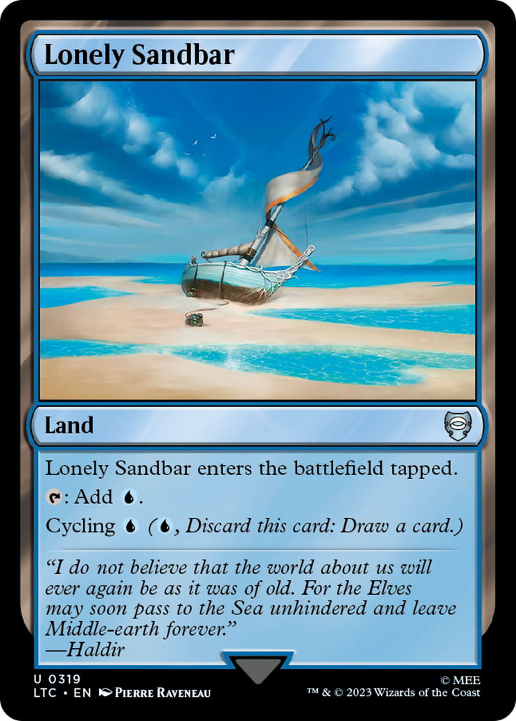 Lonely Sandbar [The Lord of the Rings: Tales of Middle-Earth Commander] | Jomio and Rueliete's Cards and Comics