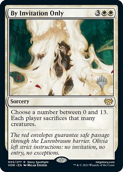By Invitation Only (Promo Pack) [Innistrad: Crimson Vow Promos] | Jomio and Rueliete's Cards and Comics