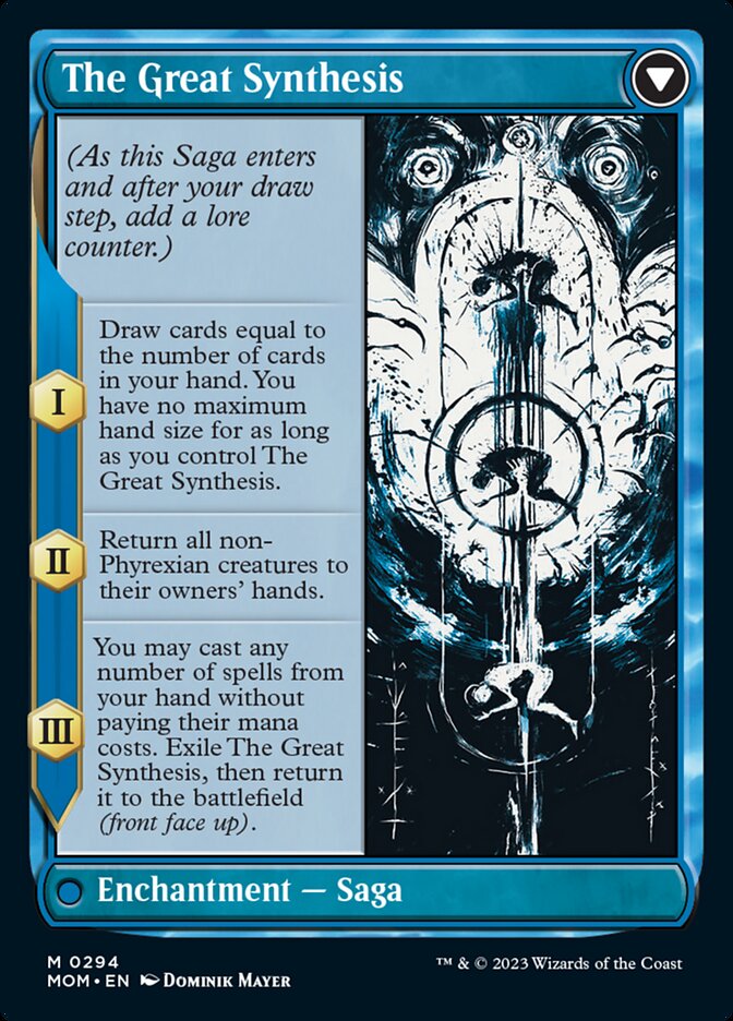 Jin-Gitaxias // The Great Synthesis (Showcase Planar Booster Fun) [March of the Machine] | Jomio and Rueliete's Cards and Comics