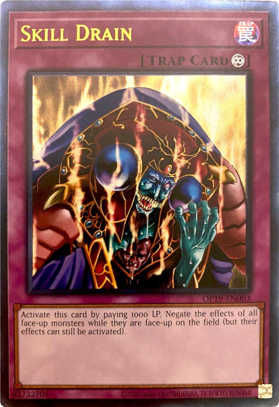 Skill Drain [OP19-EN003] Ultimate Rare | Jomio and Rueliete's Cards and Comics