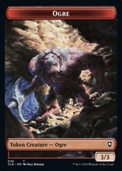 Boar // Ogre Double-Sided Token [Commander Legends: Battle for Baldur's Gate Tokens] | Jomio and Rueliete's Cards and Comics