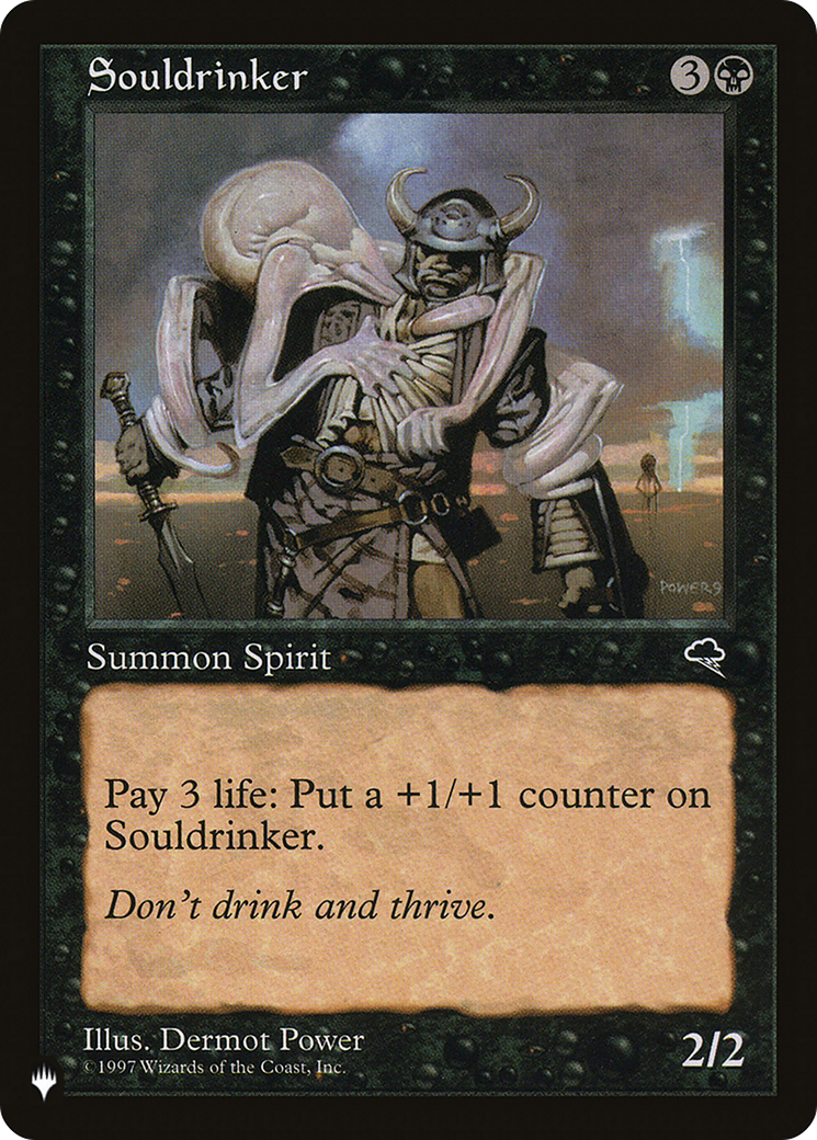 Souldrinker [The List] | Jomio and Rueliete's Cards and Comics