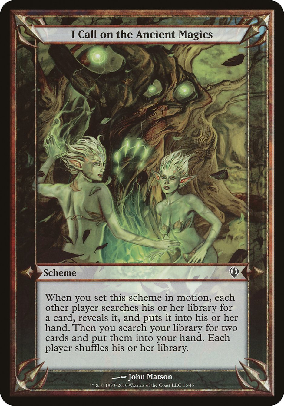 I Call on the Ancient Magics (Schemes) [Archenemy Schemes] | Jomio and Rueliete's Cards and Comics