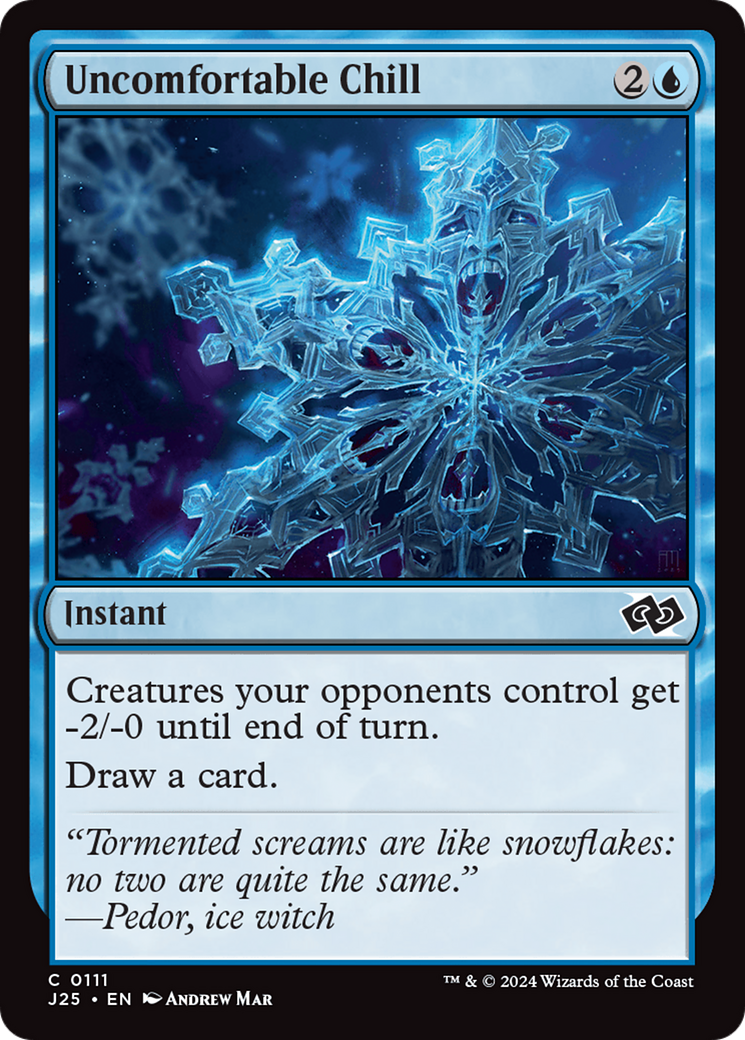 Uncomfortable Chill [Foundations Jumpstart] | Jomio and Rueliete's Cards and Comics