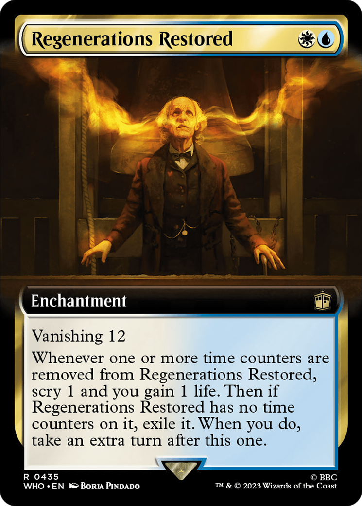 Regenerations Restored (Extended Art) [Doctor Who] | Jomio and Rueliete's Cards and Comics