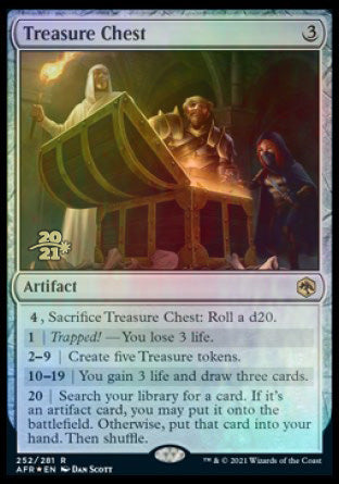 Treasure Chest [Dungeons & Dragons: Adventures in the Forgotten Realms Prerelease Promos] | Jomio and Rueliete's Cards and Comics