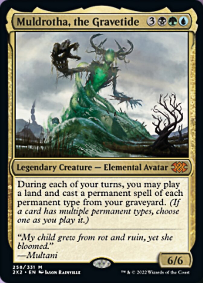 Muldrotha, the Gravetide [Double Masters 2022] | Jomio and Rueliete's Cards and Comics
