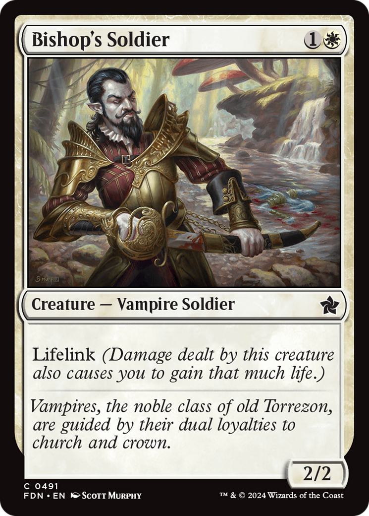 Bishop's Soldier [Foundations] | Jomio and Rueliete's Cards and Comics
