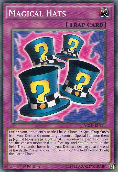 Magical Hats [YGLD-ENB34] Common | Jomio and Rueliete's Cards and Comics